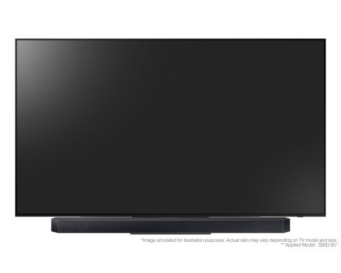 Саундбар Samsung HW-Q600H 3.1.2, BT, HDMI-eARC, Wi-Fi, саб, Dolby Atmos, чорный