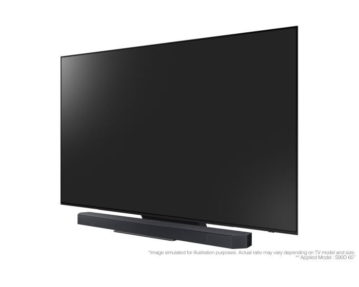 Саундбар Samsung HW-Q600H 3.1.2, BT, HDMI-eARC, Wi-Fi, саб, Dolby Atmos, чорный