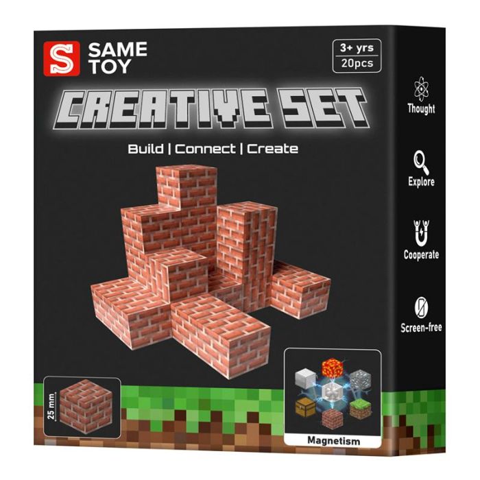 Магнитный конструктор Same Toy Creative Set Brick 20эл