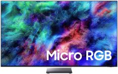 Телевізор 65" Samsung Micro RGB 4K 100Hz (up to 144Hz) Smart Tizen Black