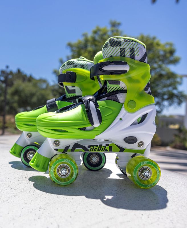 Роликові ковзани Neon Combo, розмір 30-33, зелений