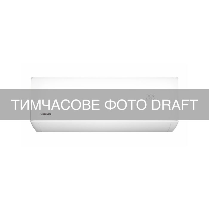 Кондиціонер ARDESTO CoolLine 35м2 on/off 12000BTU 3.5кВт A/A -7°С Wi-Fi R32 білий