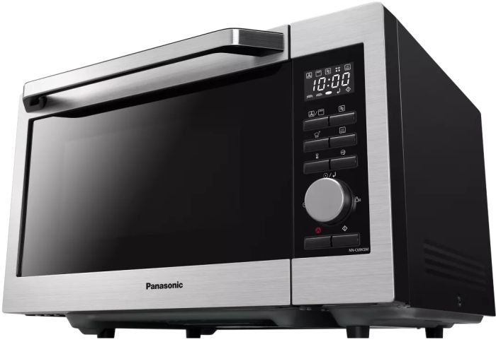 Мікрохвильова піч Panasonic, 30л, 1000Вт, гриль, конвекція, дисплей, нерж