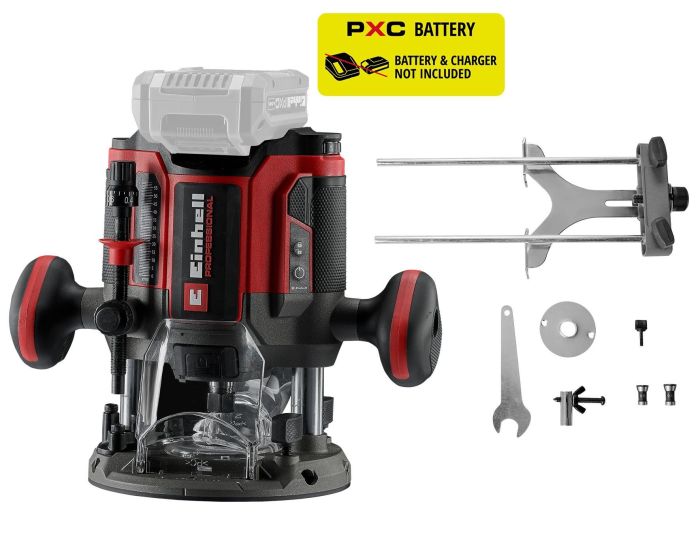 Фрезер аккумуляторный Einhell Professional TP-RO 18/55 Li BL - Solo 18В цанга 6 и 8мм 10000-30000об/мин 2.56кг без АКБ и ЗП