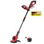 Тример акумуляторний Einhell GE-CT 18/25-1 Li - Solo 18В 8400об/хв 25см пластикові ножі + волосінь 2.0кг без АКБ та ЗП