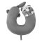 Подушка для шеи ARDESTO Travel Grey Cat 28х28см, полиуретановая пена, серый