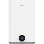 Водонагрівач електр. BOSCH плаский слім Tronic 5500iT, 100л, 1.5кВт, ун. монтаж, електр. кер-ння, Wi-Fi, B, білий