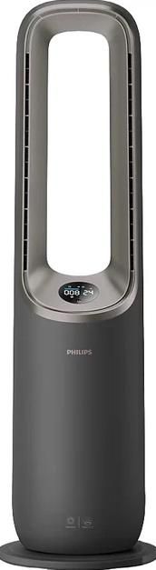 Климатический компдекс Philips Air Performer 9000, 48м2, 185м3/час, HEPA +угольный фильтр+ предварительный, увлажнение, нагрев, очистка, серый
