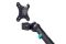Кріплення DIGITUS Dual Monitor Clamp, 2 x до 35"/10кг, з нахилом, поворотом, чорне