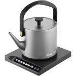 Електрочайник Catler 0.6л, Strix, заварник, нерж. сталь, підтримка температури, сенс. керув., сірий