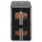 Мультипечь Sencor Dual Vita Fryer, 3000Вт, чаша-5.8/5.8л, сенсорное управл., 2 чаши, гриль, пластик, черный