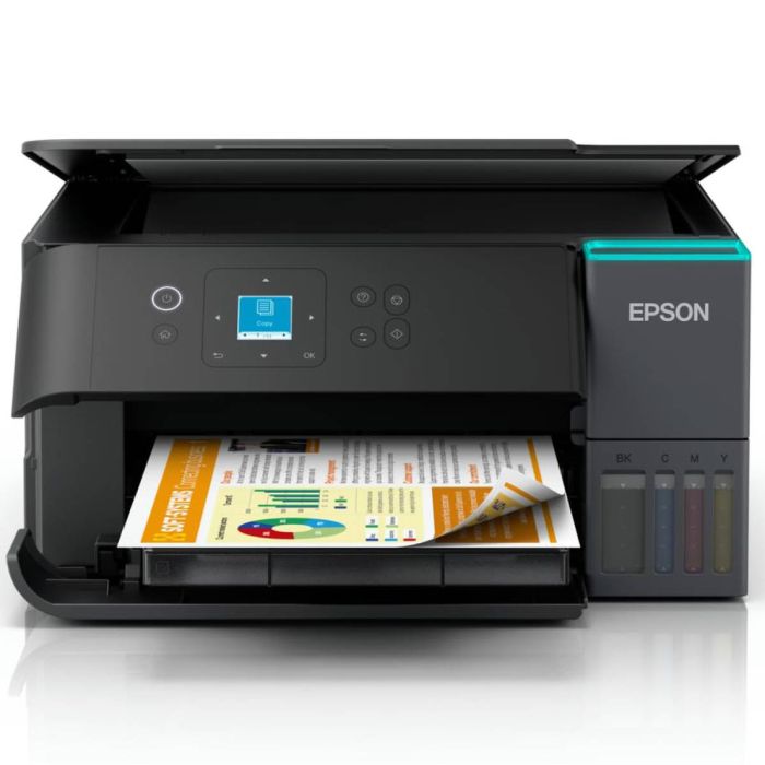 БФП ink color A4 Epson EcoTank L4360 33_20 ppm Duplex USB Wi-Fi 4 inks Black Pigment