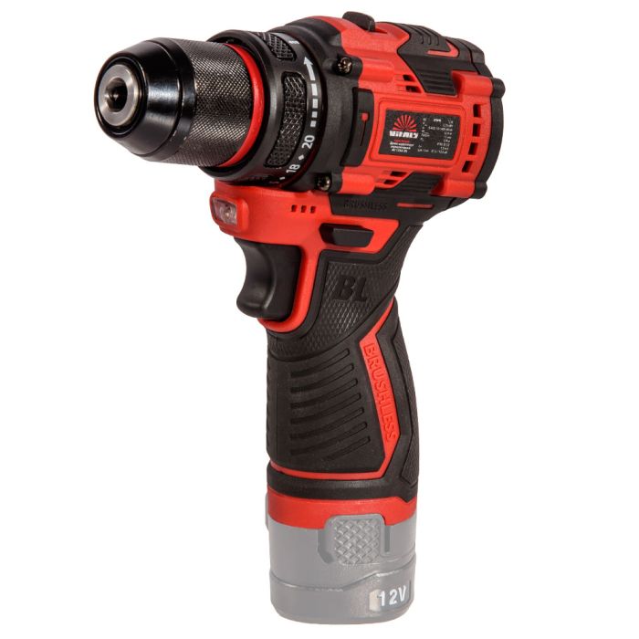 Шурупокрут-дриль акумуляторний Vitals Master AU 1232c BL 12В 32Нм 400·1400об/хв 1.1кг без АКБ та ЗП