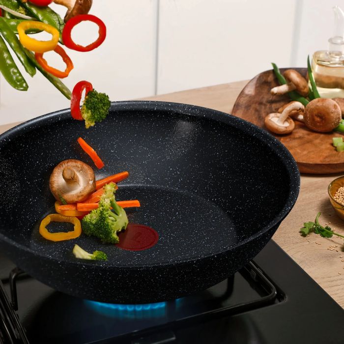 Сковорода WOK Tefal Expertise, 28см, алюминий, бакелит, черный