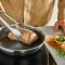 Сковорода WOK Tefal Emotion+ Power, с крышкой, 28см, нержавеющая сталь, алюминиевая сердцевина, хромированная сталь, бакелит, стекло