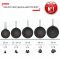 Сковорода Tefal Emotion+, 20см, нержавеющая сталь, бакелит, черный