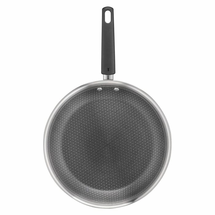 Сковорода Tefal Emotion+ Power, 28см, нержавеющая сталь, алюминиевая сердцевина, хромированная сталь, бакелит