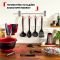 Половник Tefal, Ingenio+, пластик, нейлон, черно-красный