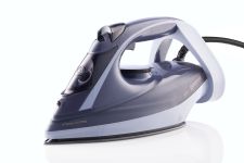 Утюг Gorenje, 3200Вт, 350мл, паровой удар -40гр, верт. отпаривание, антинакипь, автоотключение, керам. подошва, черно-голубой