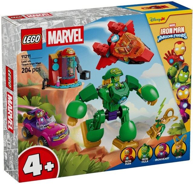 Конструктор LEGO Disney Junior Marvel Локі проти команди Залізної Людини