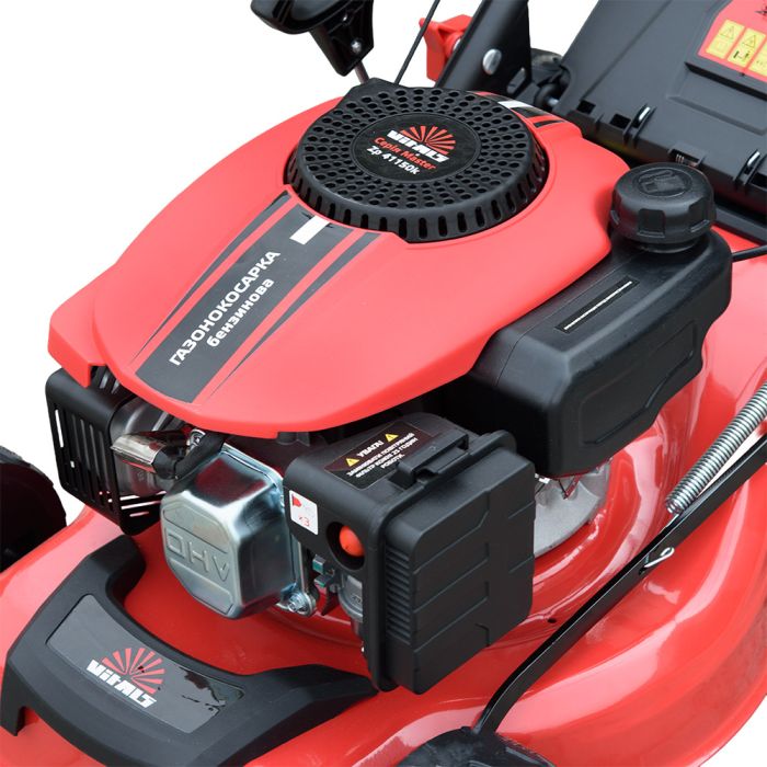 Газонокосарка бензинова Vitals Master Zp 41150k 2.6кВт/3.5к.с. 41см 35л 30-75мм 23.2кг