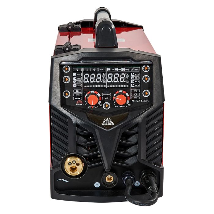 Зварювальний апарат інверторний Vitals Master MIG-1400 S 10-140А 3.6кВт 230В LED-дисплей IP21s 12.5кг
