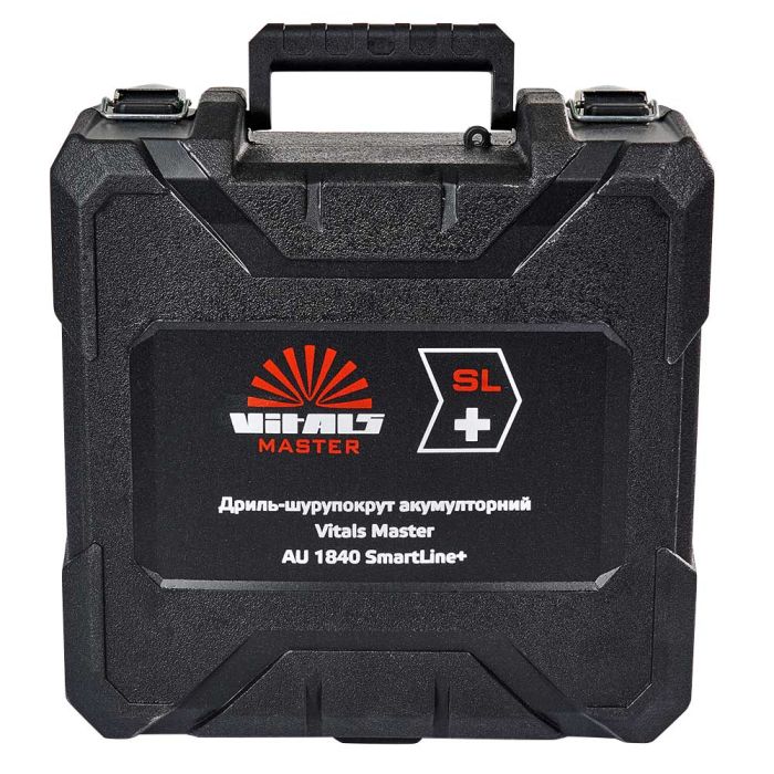 Кейс для дриля-шурупокрута акумуляторного Vitals Master AU 1840 SmartLine+ 27х28х12.5см пластик