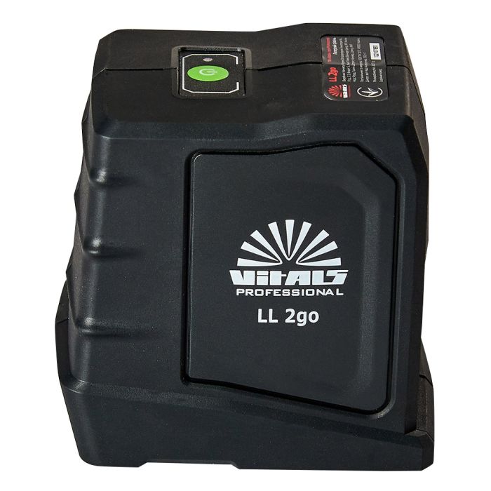 Нівелір лазерний Vitals Professional LL 2go до 30м ±0.3мм/м зелений промінь АКБ 18650 сумка 0.45кг