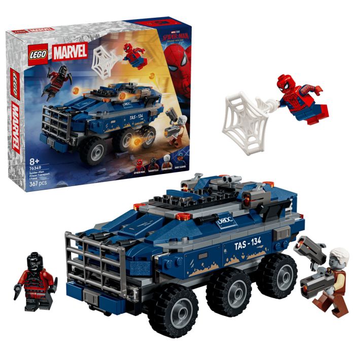 Конструктор LEGO Super Heroes Переслідування Людиною-Павуком машини для перевезення злочинців