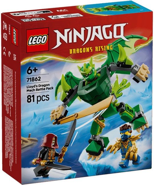Конструктор LEGO Ninjago Боевой набор робота Дракона Ллойда