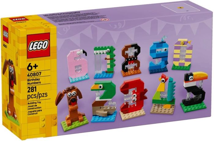 Конструктор LEGO Iconic Цифры на день рождения
