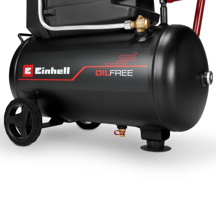 Компресор повітряний Einhell TC-AC 190/24/8 I OF, безолійний, 21500Вт, 25л, 190л/хв, 8бар, 20.78кг