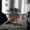 Кофеварка Krups рожковая Virtuoso+ Tamping System 1л, молотый, 15 бар, черный