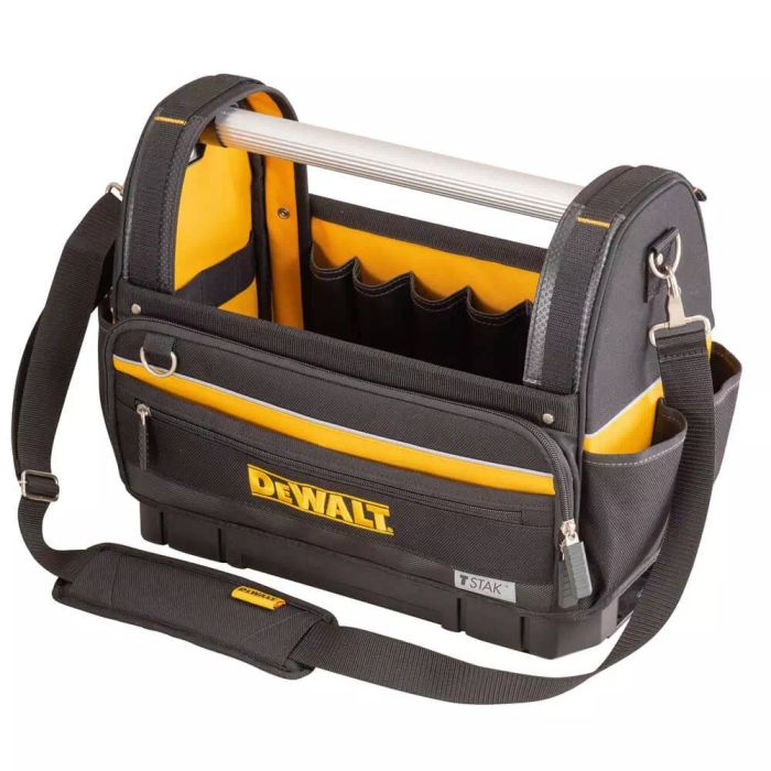 Сумка для инструмента DeWalt открытая, жесткая конструкция, полиэстер 1200D, 450x350x250мм