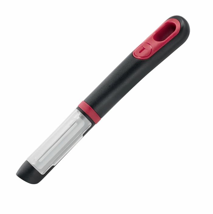 Овощечистка Tefal Ingenio+, нержавеющая сталь, пластик, красно-черный