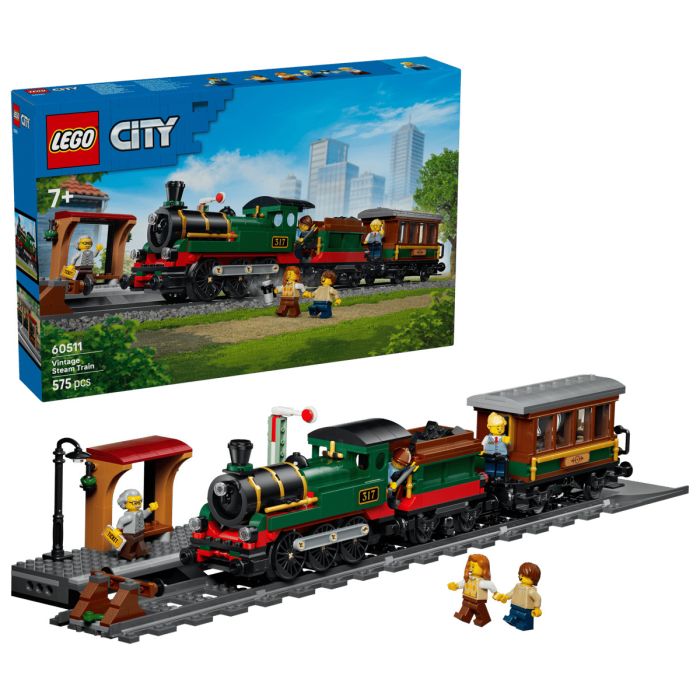 Конструктор LEGO City Старовинний паровоз