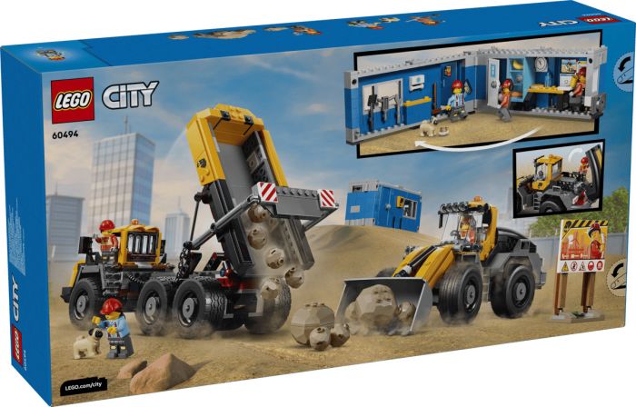 Конструктор LEGO City Самоскид і фронтальний ковшовий навантажувач