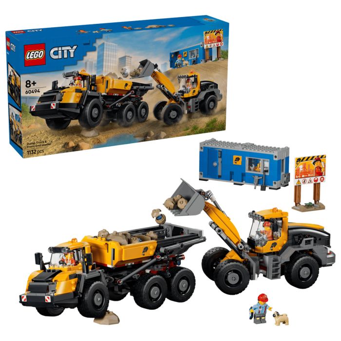 Конструктор LEGO City Самосвал и фронтальный ковшовый погрузчик