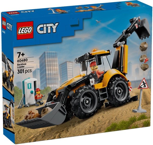 Конструктор LEGO City Жовтий екскаватор-навантажувач