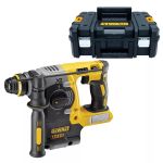 Перфоратор акумуляторний DeWalt SDS PLUS 18В 2.1Дж 0-1100об/хв 0-4600уд/хв 3 режими, кейс 2.5кг без АКБ і ЗП