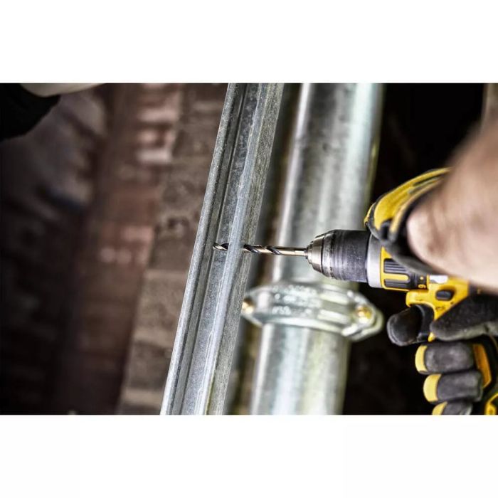 Набір свердел по металу DeWALT Black&Gold HSS-G 1-8мм, кейс, 14шт