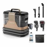 Пилосос Rowenta миючий Clean It Hot & Cold, 1150Вт, конт пил -1,5л, вода -2,3л, 13500 Па, 4 насадки, чорно-золотий