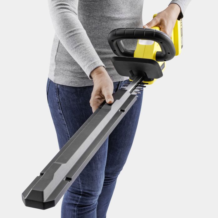 Кусторез аккумуляторный Karcher HGE 2-18 18В лезвие 45см шаг реза 18мм 2.34кг без АКБ и ЗП