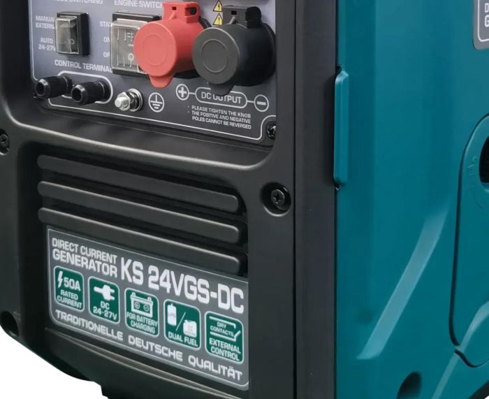Генератор постоянного тока бензиновый Konner&Sohnen Könner & Söhnen KS24VGS-DC