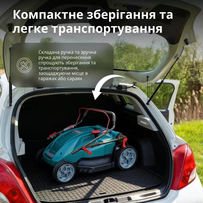 Газонокосарка мережева Konner&Sohnen KS 38LM16 1600Вт 38см 40л 25-75мм 13.2кг