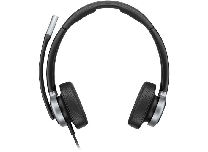 Гарнитура компьютерная стерео On-ear HP Poly Mission 625, USB-A, USB-C, 2 x Uni-mic, AI noise reduction, Teams, Zoom, Google Meet, черный