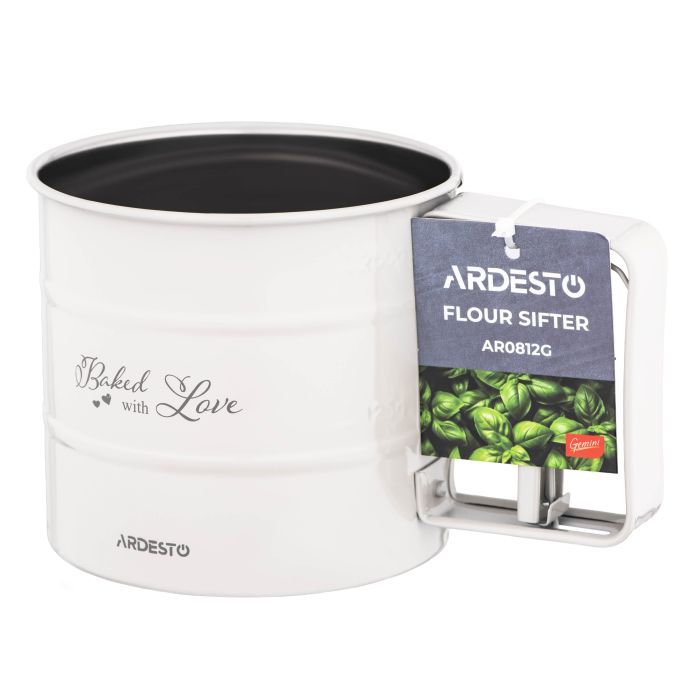 Кружка-сито ARDESTO Tasty Baking, 9.5см, нержавіюча сталь, сірий світлий
