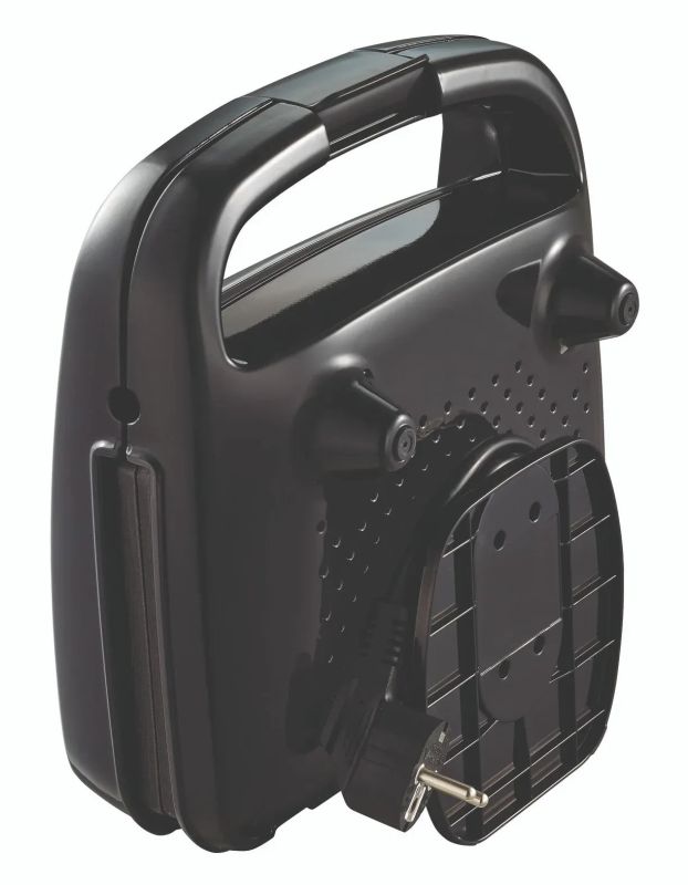 Сендвичмейкер Tefal Croc Time 700Вт, 1 пластина-гриль, корпус-пластик, черно-серебристый