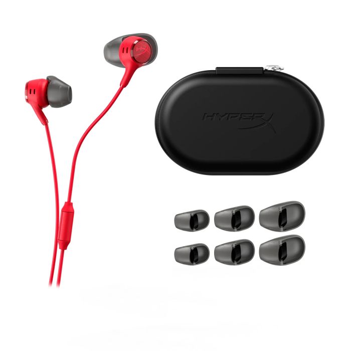 Гарнітура ігрова HyperX Cloud Earbuds III, 3.5мм, червоний