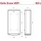 Водонагреватель электрический Ariston VELIS DYNE WIFI 80 EU плоский, слим, 80л, 2*1,5 кВт, эмал-ный нагр.эл., ун. монтаж, эл. упр-ние, B, Италия, белый